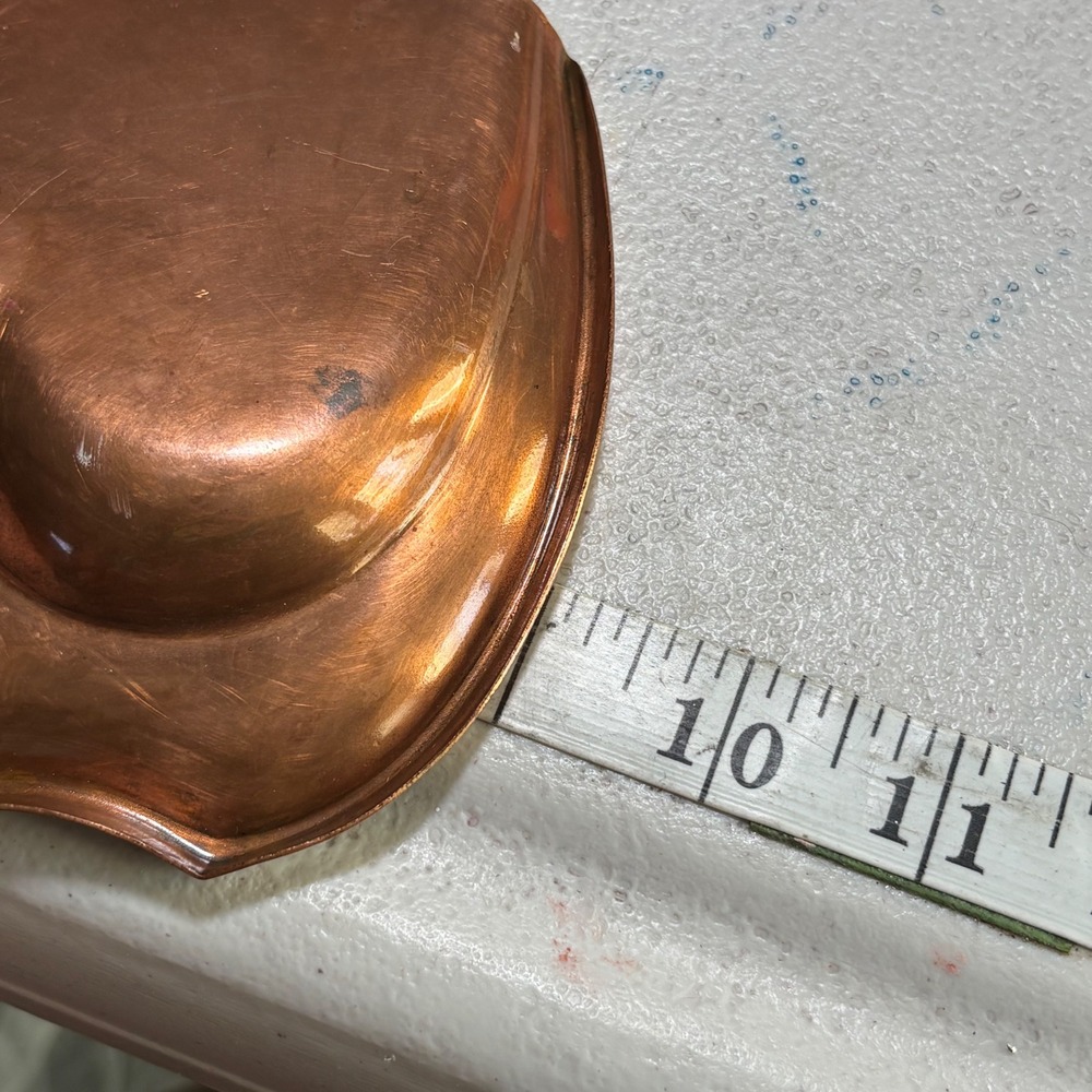 Antique Manning Bowman Copper Crumb Tray Scraper Set 1918 Silent Butler Antique - Picture 8 of 8